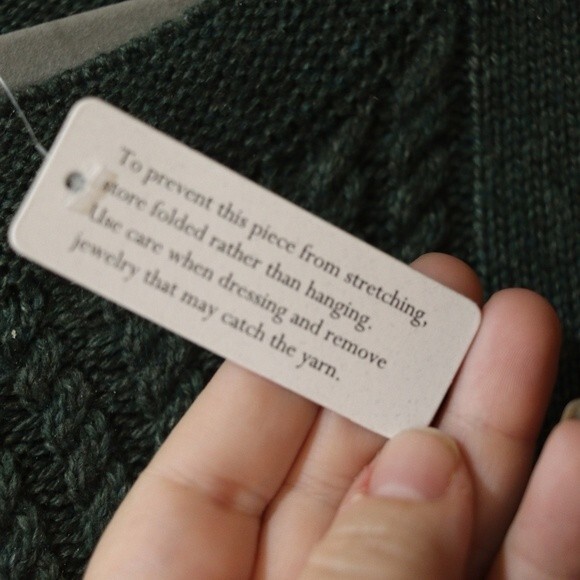 Soft Surroundings Green Wool Blend Sweater Plus Size 3X Cozy Classic Pullover - Picture 14 of 14